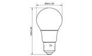 LED bulb A60