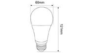 LED bulb A60