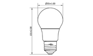 LED bulb A55