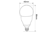 LED bulb P45 E14